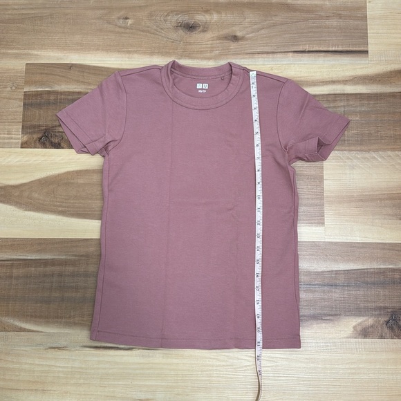 Women’s Uniqlo U Crew Neck Short Sleeve T-Shirt - pale pink - Picture 2 of 7